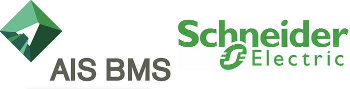 Combined Acorn Integrated Systems and Schneider Electric logos